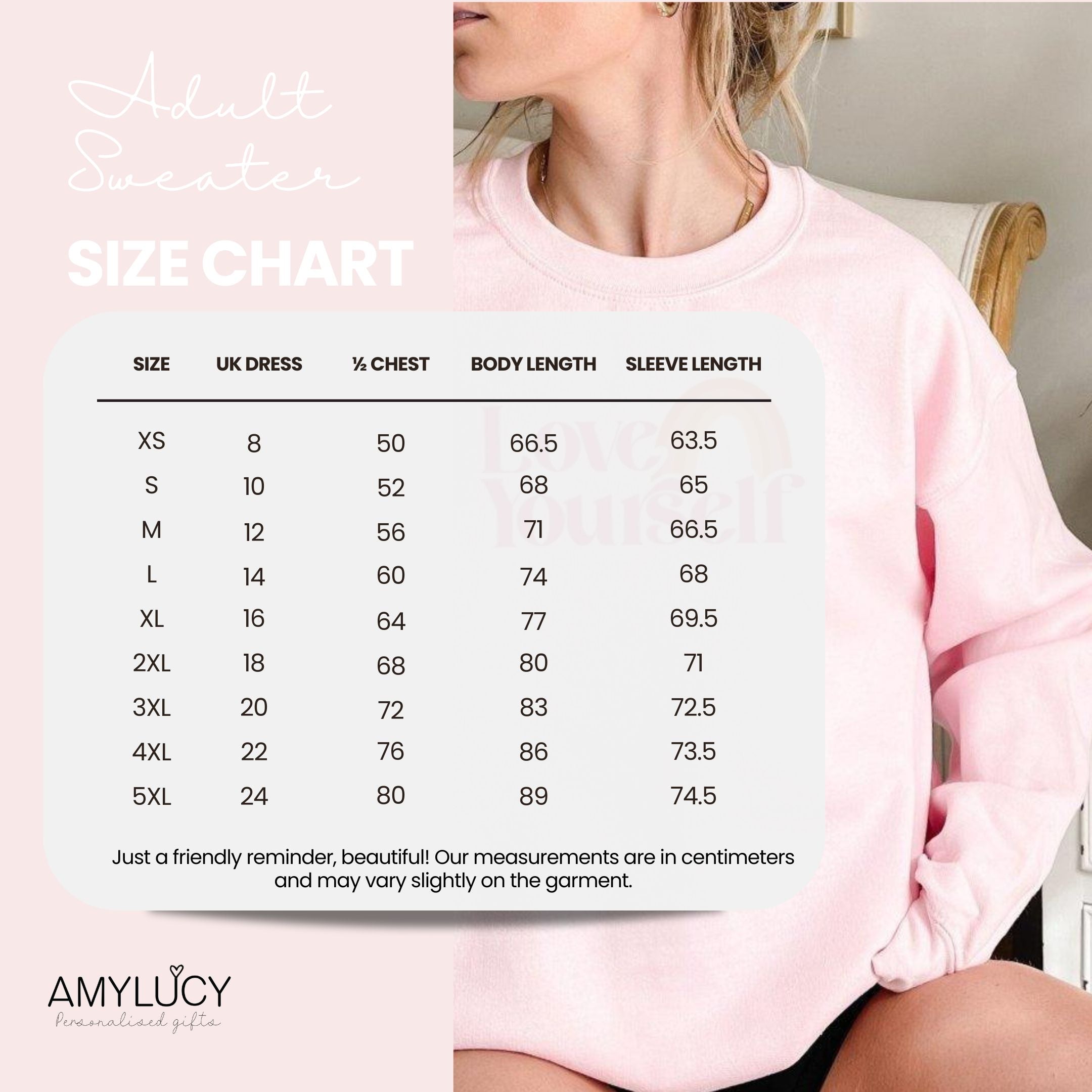Love Yourself Jumper Positive Vibes