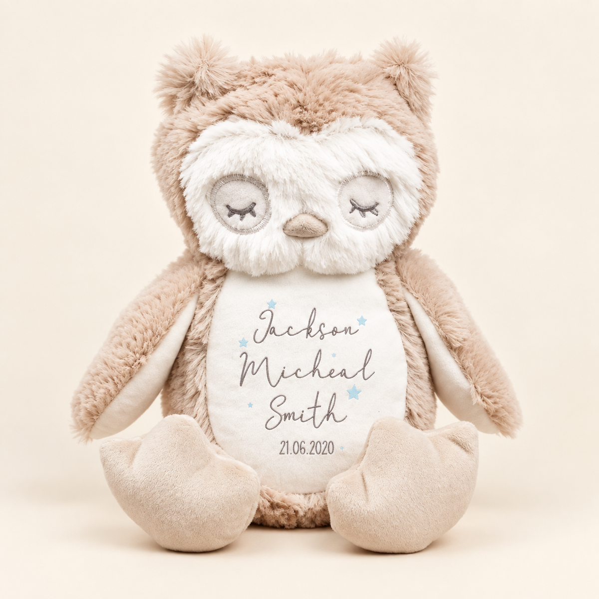 Personalised Baby Owl Soft Toy