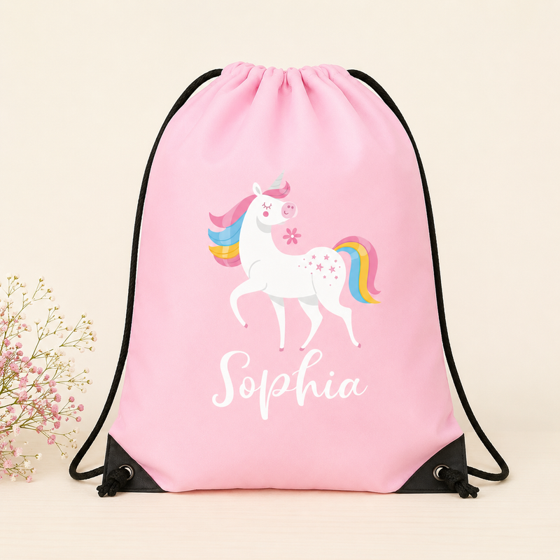 Personalised Unicorn Gym Bag