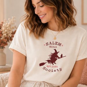 Salem Witch Society T-shirt in Natural Raw - Amy Lucy