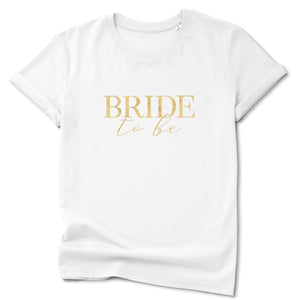 Bride T-Shirt, Wife To Be T-Shirt, Engagement T-Shirts, Personalised Wedding Gifts, Hen Party Top, Bride To Be T-shirts, Bride Tops, Bridal - Amy Lucy