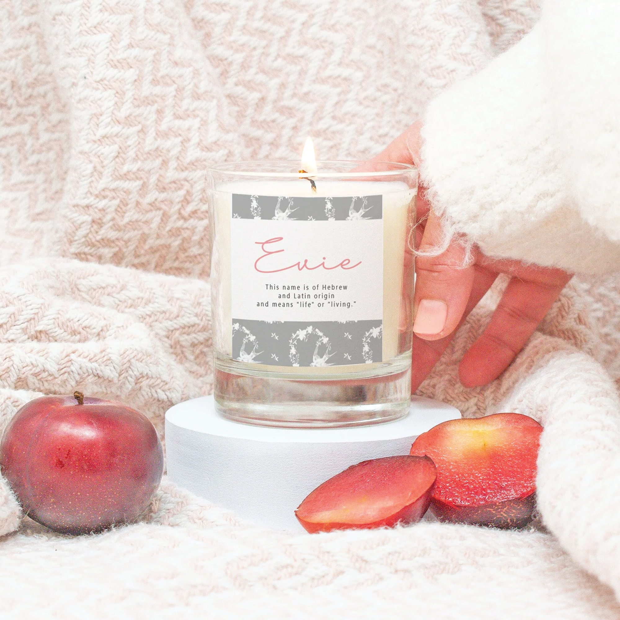 Personalised Name Meaning Candle, Custom Name Candle, Scented Candle, Any Name Personalised Candle, Birthday Candle, Candles, For Her,