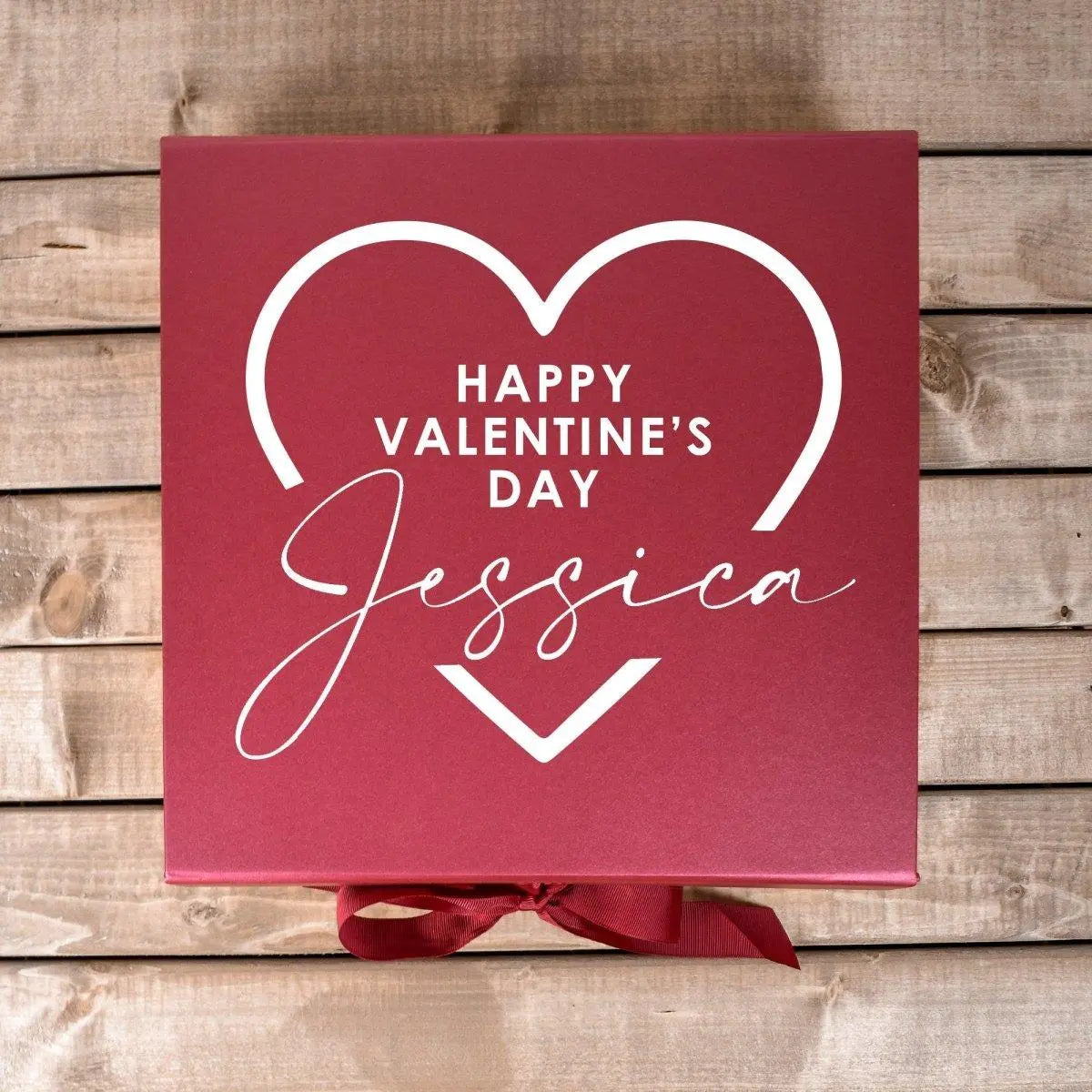 Custom Valentine's Gift Box, Valentines Gift For Her, Valentine's Gift Box Ideas, Custom Gift Box, Gift for Girlfriend, Heart Valentine Gift - Amy Lucy