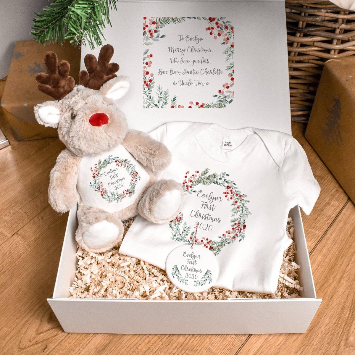 First Christmas Baby Gift Box Personalised – Amy Lucy