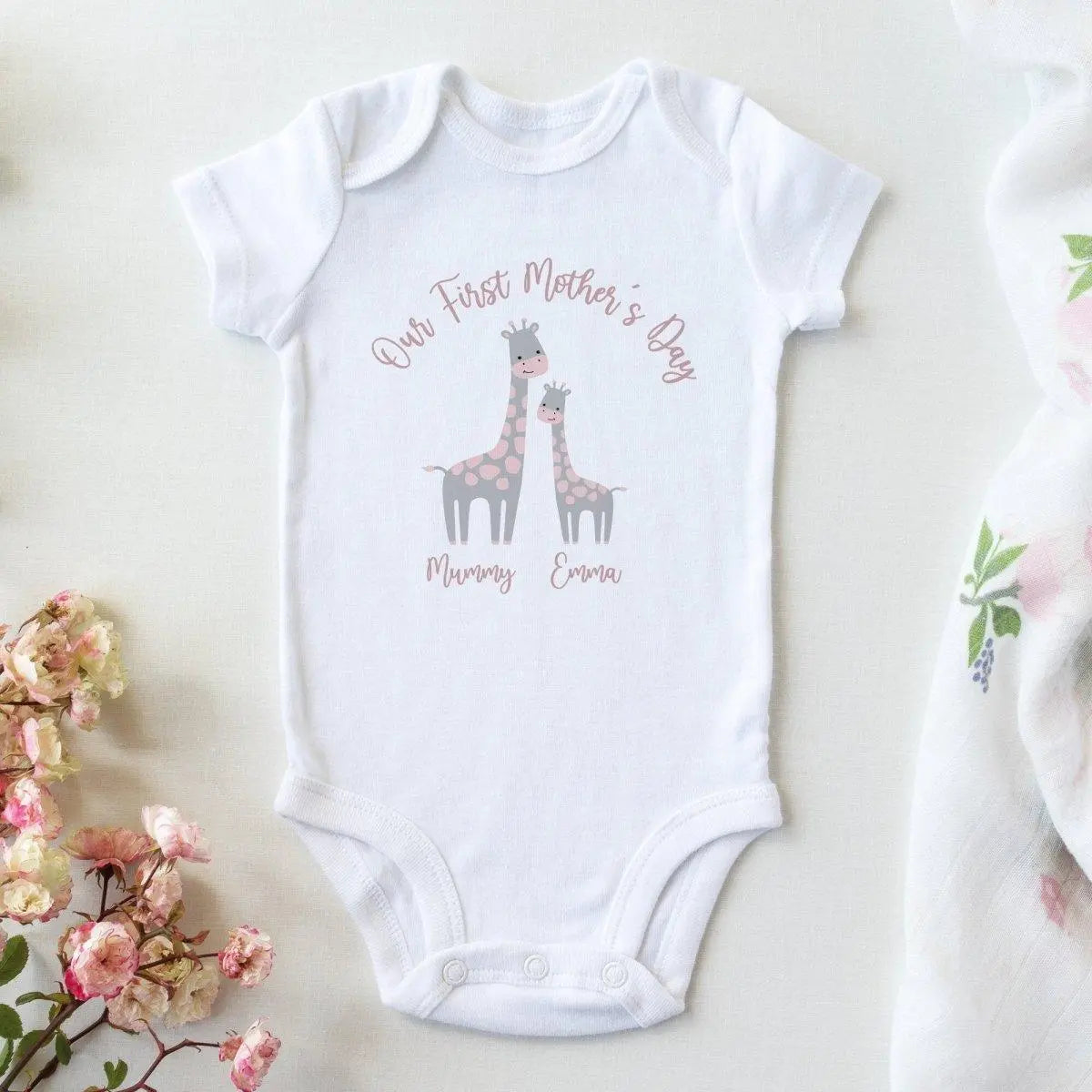 First Mother's Day Baby Vest, Mothers Day Baby Grow, My 1st Mothers Day, Mothers Day Bodysuit, First Mothers Day Gift, Mum Day Baby Outfit - Amy Lucy