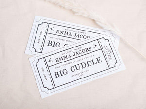 Gift Golden Ticket, Foiled Voucher, Personalised Ticket, Mother's Day Voucher, Surprise Holiday, Personalised Gift, Birthday Event, Foil - Amy Lucy