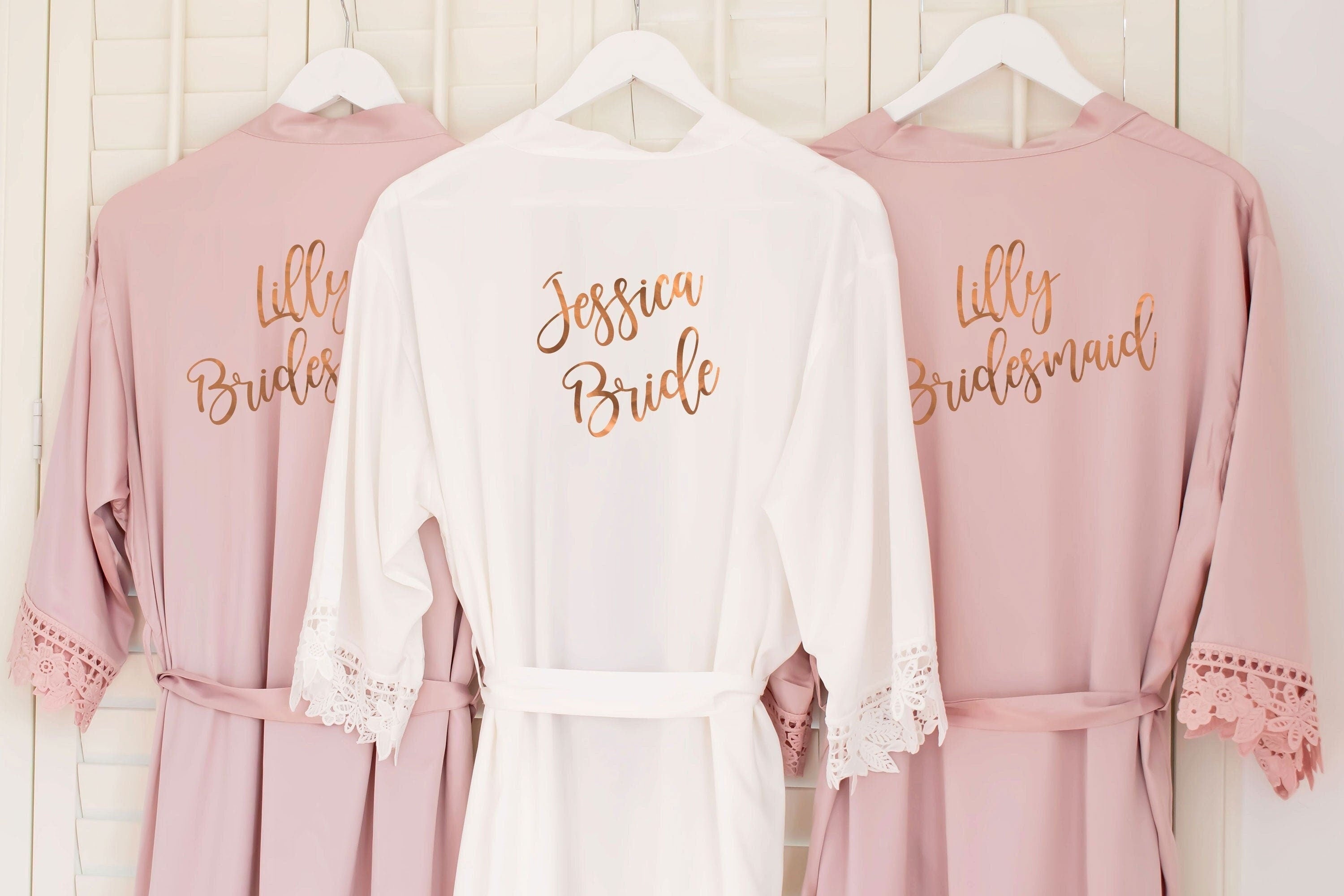 Personalised Bridesmaid Robe, Personalized Robe, Hen Party Robes