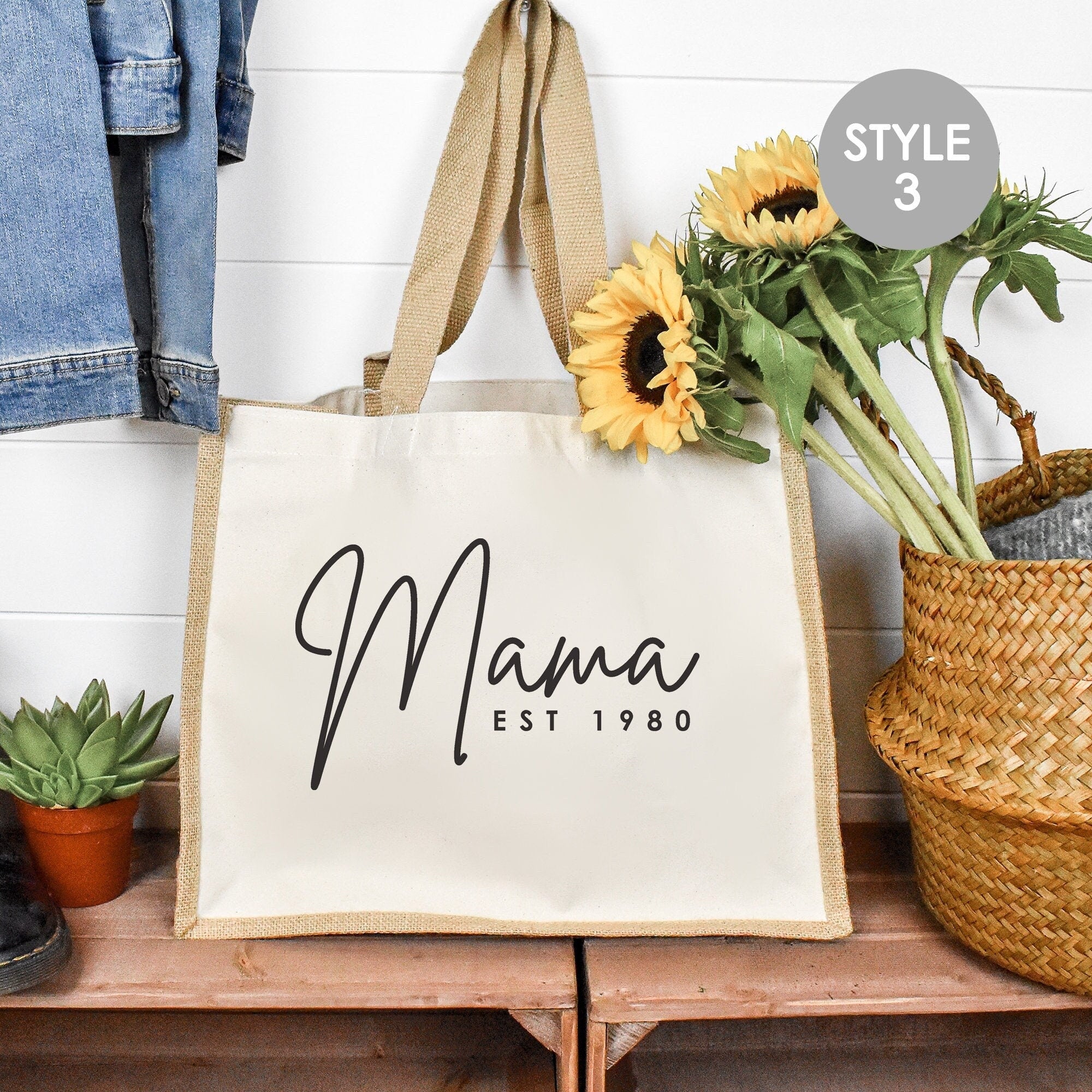 Personalised Mum Bag, New Mum Bag, Mother's Day Tote Bag, Personalised Mum Shopping Bag, Mother's Day Gift, Mama Tote Bag, Shopper Bag