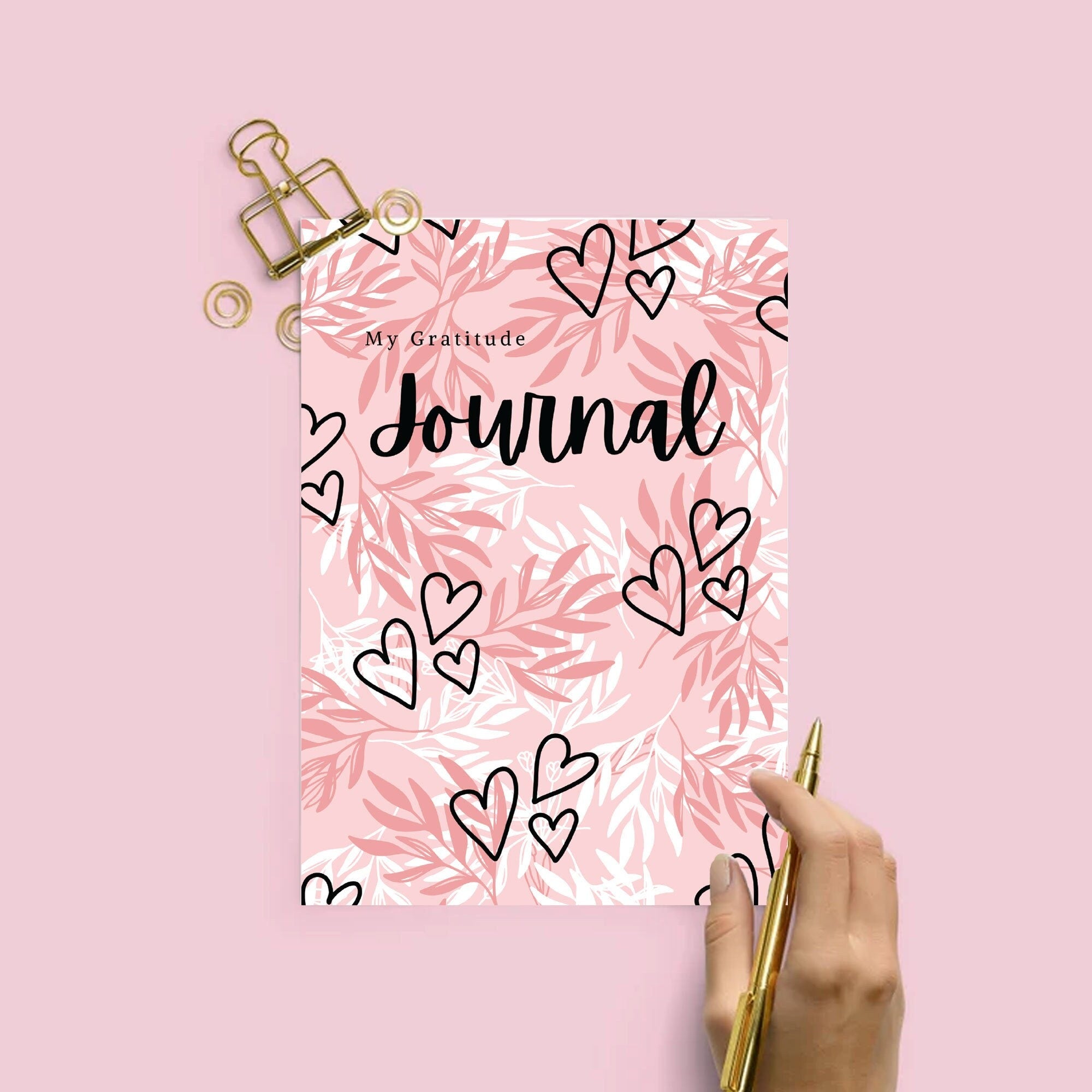 Gratitude Journal Printable, Downloadable Gratitude Journal, Self Love Planner, Organiser, Teen Self Love, Positive Mental Health Journal