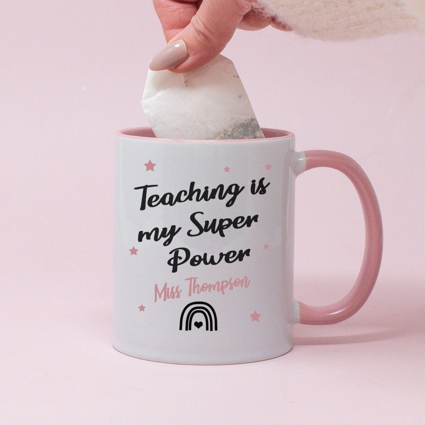 Personalised Teacher Mug, Teaching is my superpower Mug, Thank you teacher, TA Gift, Teacher Gift, Headmaster Gift, Thank You Teacher,