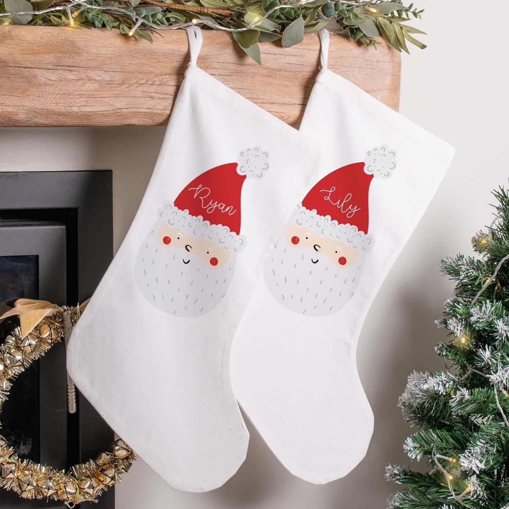 Personalised Christmas Stocking, Santa Christmas Stocking, Santa Stocking, Xmas Stocking, Christmas Décor, Christmas Present Stocking, Xmas