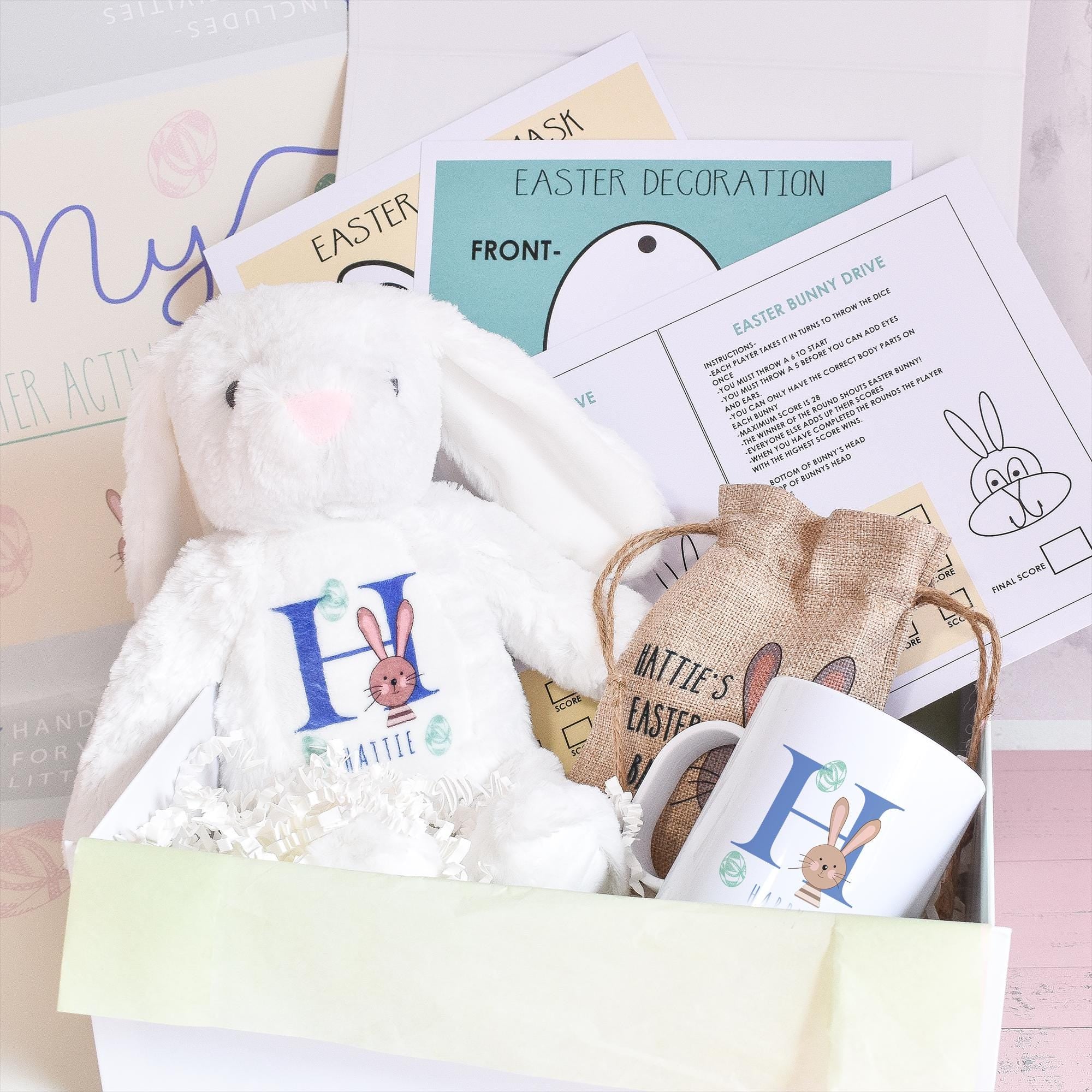 Personalised Easter Hamper, Easter Gift Box, Easter Gift Sets, Kids Easter Gifts, Kids Easter Activity Box, Easter Craft Box, Child Easter