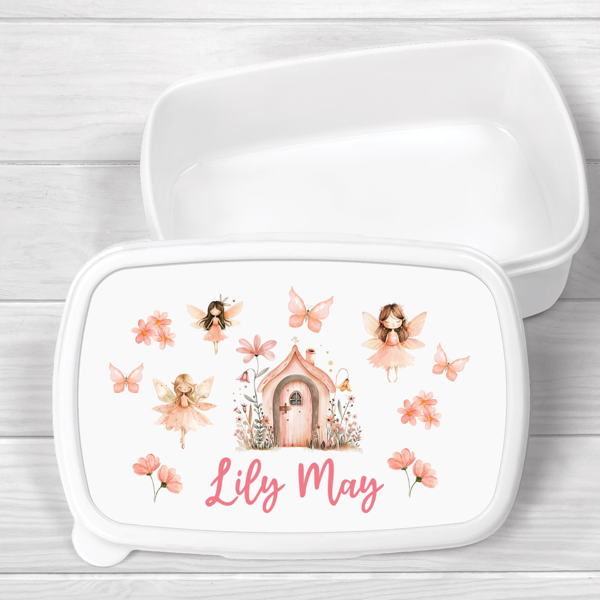 Personalised Fairy Lunch Box, Fairy Princess School Lunch Box, Unicorn Snack Box, Girls School Lunch Box, Children Student, Box School Lunch
