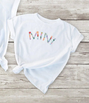 Mama and Mini T-Shirts, Matching Mum Daughter T-Shirt, Mini Me Matching Tops, Family Tees, Twinning with Mum, Mum Daughter Gift, Lounge Tee - Amy Lucy