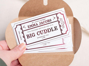 Mother's Day Gift Golden Ticket, Mum Foiled Voucher, Personalised Ticket, Mother's Day Voucher, Surprise Holiday, Personalised Gift, - Amy Lucy