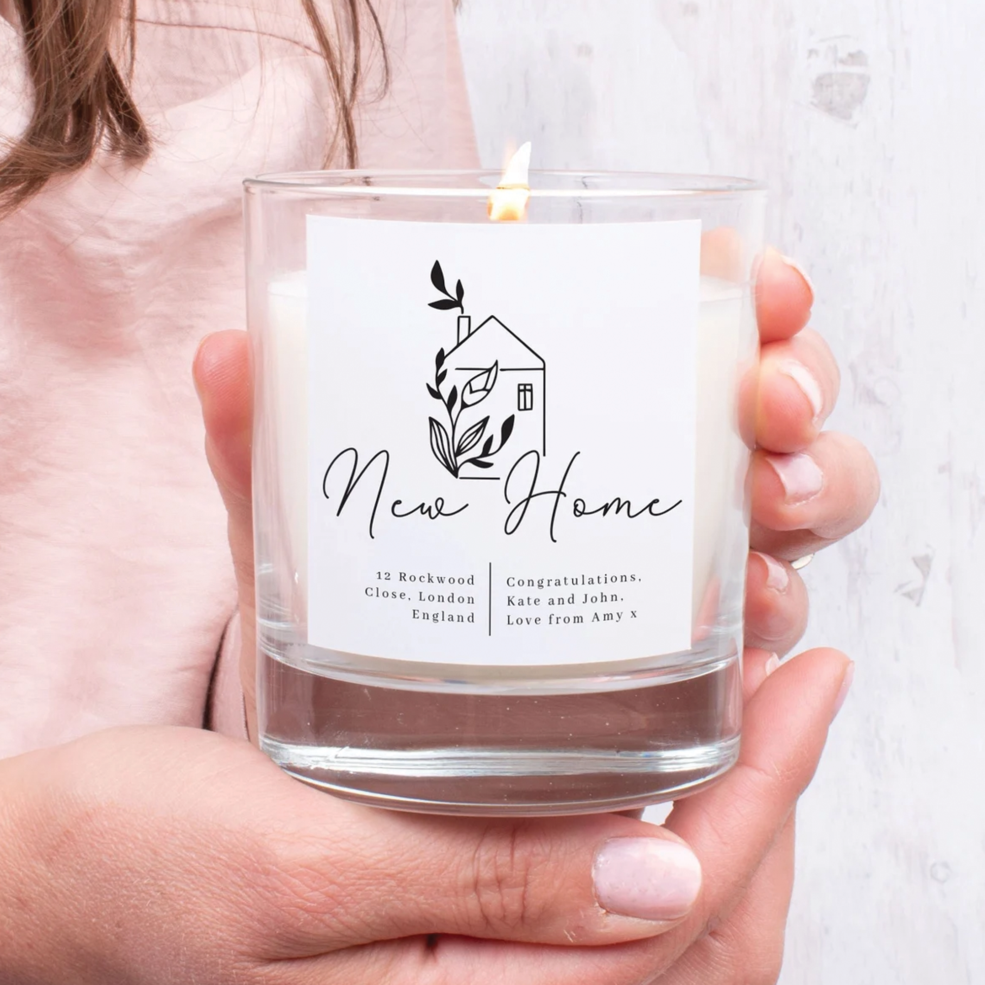 Personalised New Home Candle, Family Names Candle, Housewarming Gift, New Home Gifts, Custom New Home, Home Decor, Couple Gift, Home Gifts