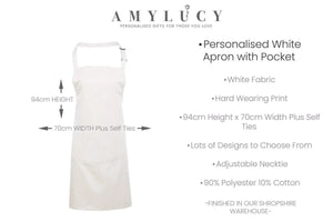 Personalised Apron, Baking Gifts, Personalized Apron, Cooking Gift, Gift for Her, Full Kitchen Apron, Funny Quote Apron, Kitchen - Amy Lucy