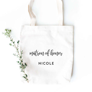 Personalised Bridal Party Tote Bags, Personalised Bridal Bag, Hen Party Bags, Thank You Bridesmaid Gift, Bridal Party Accessories, Hen Party - Amy Lucy