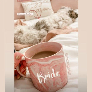 Personalised Bride Mug, Bridesmaid Gift, Wedding Morning Mug, Bride To Be Mug, Mother of the Bride Mug, Hen Party Mug Gift, Hen Gifts - Amy Lucy