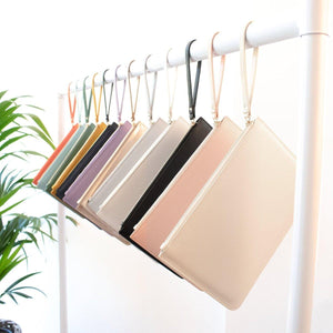 Personalised Bridesmaid Clutch Bag, Bridesmaid Gift, Rose Gold Bridal Pouch, Bridesmaid Gift Pouch, Clutch Bag, Pink Pouch, Hen Party Gifts, - Amy Lucy