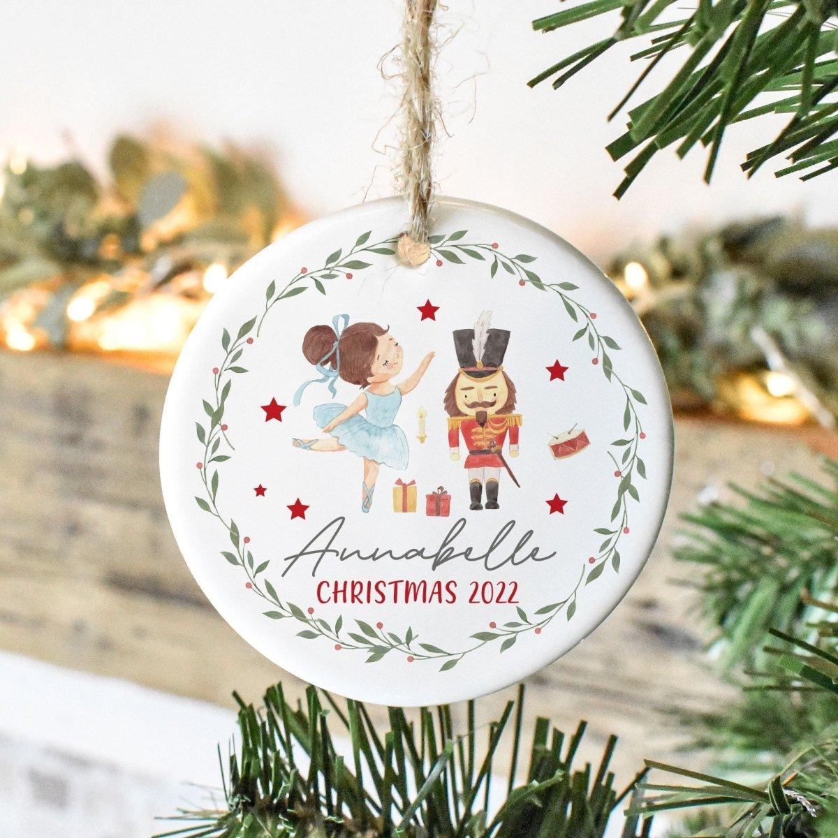 Personalised Child's Christmas Bauble, Christmas Tree Decor, Nutcracker Bauble, Kids Xmas Bauble, Custom Bauble, Stocking Filler, Baubles