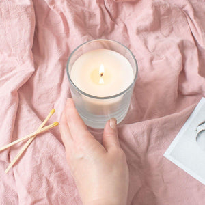 Personalised Christening Candle Gift styled as a thoughtful gift