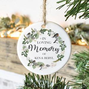 Personalised Christmas Lost Love One Bauble Memorial Bauble Christmas Remembrance Gift Remember Loved One Loving Memory - Amy Lucy