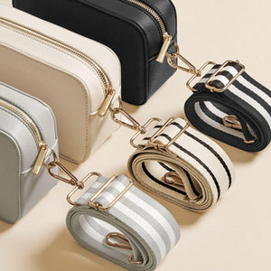 Personalised Cross Body Bag Embroidered, Initials Cross Body Bag, Monogram Cross Body Bag with Strap, Bridesmaid Bag, Luxury Bag - Amy Lucy