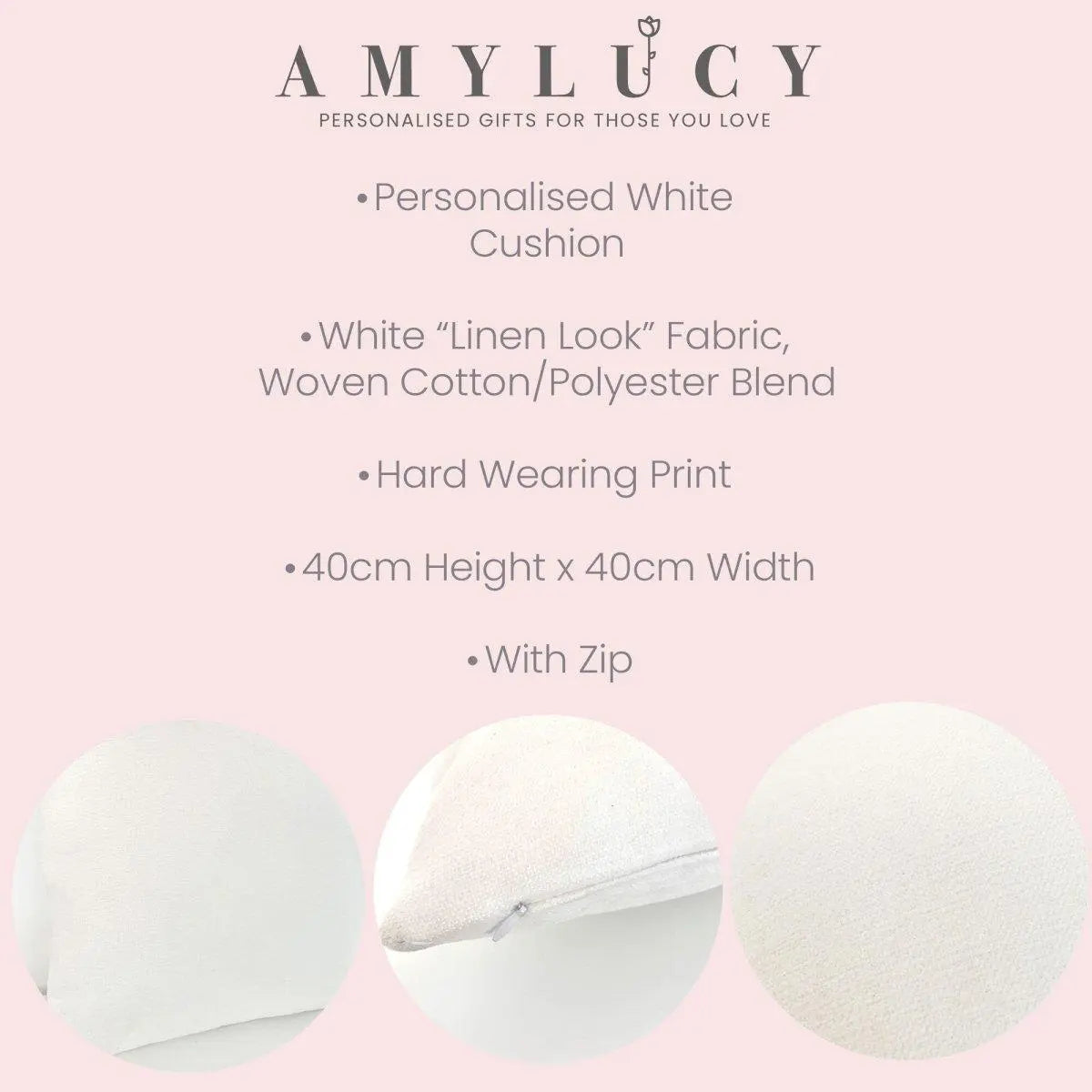 Personalised Cuddle Cushion, Virtual Hug Gift, Galentine's, Lockdown Gift, Long Distance Relationship, Valentine's Lockdown, Thinking of You - Amy Lucy