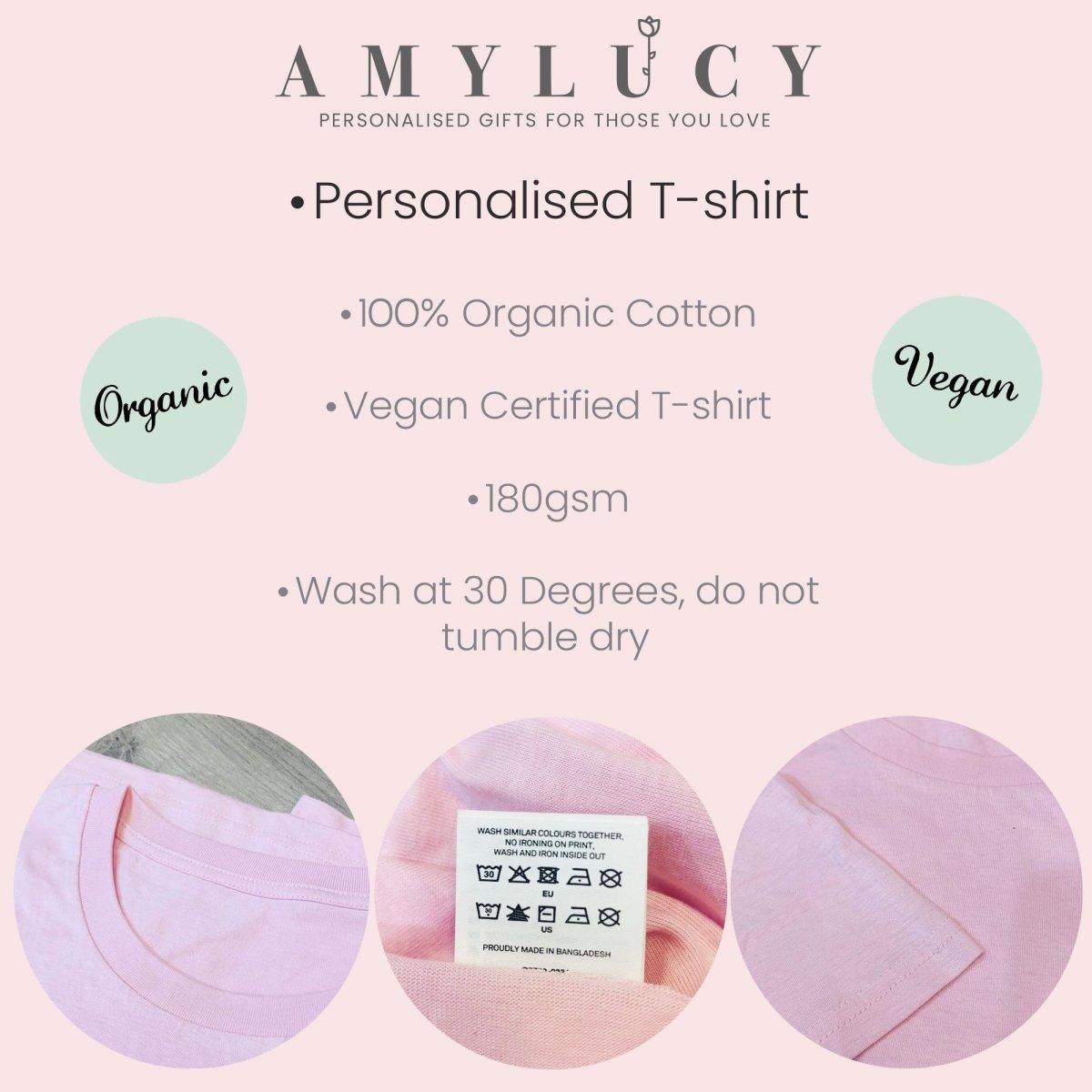 Personalised Dog Mum T-shirt, Vegan Dog Theme Top, Organic Dog Owner Gift, Dog Line Art T-shirt, Original Artwork, Dog Mum Top - Amy Lucy