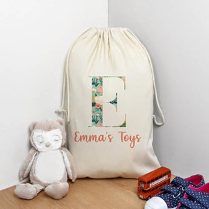 Personalised Dressing Up Bag, Personalised Toy Sack, Custom Toy Bag, Child's Storage Bag, Custom Gift Sack, Toy Bag, Toy Storage, Cotton Bag - Amy Lucy