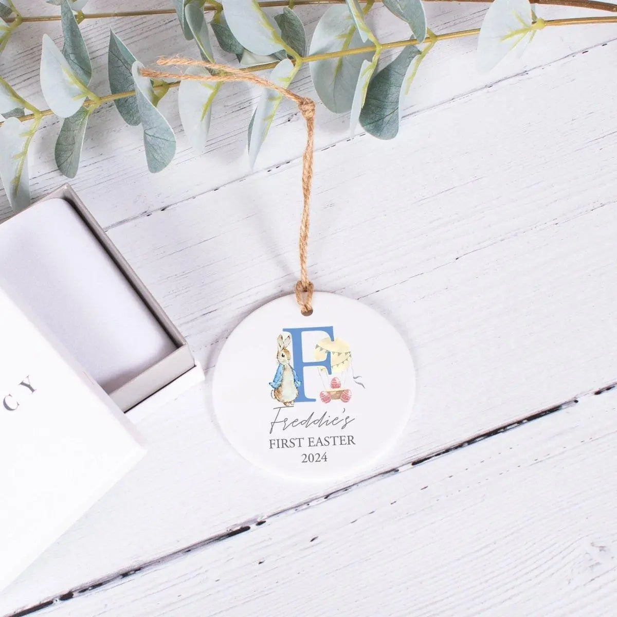 Personalised First Easter Keepsake, First Easter Decoration, First Easter Ceramic Ornament, Eater Gift, Easter Decoration, Baby First Eater - Amy Lucy