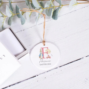 Personalised First Easter Keepsake, First Easter Decoration, First Easter Ceramic Ornament, Eater Gift, Easter Decoration, Baby First Eater - Amy Lucy