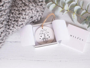 Personalised First Mother's Day Ornament, First Mother's Day Gift, Small Mum Gift, Mum Appreciation Gift, Ceramic Ornament - Amy Lucy