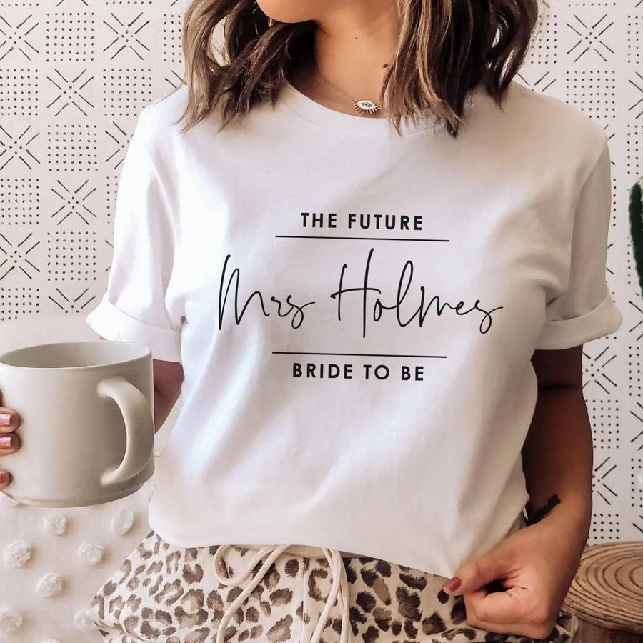 Personalised Future Mrs T-Shirt