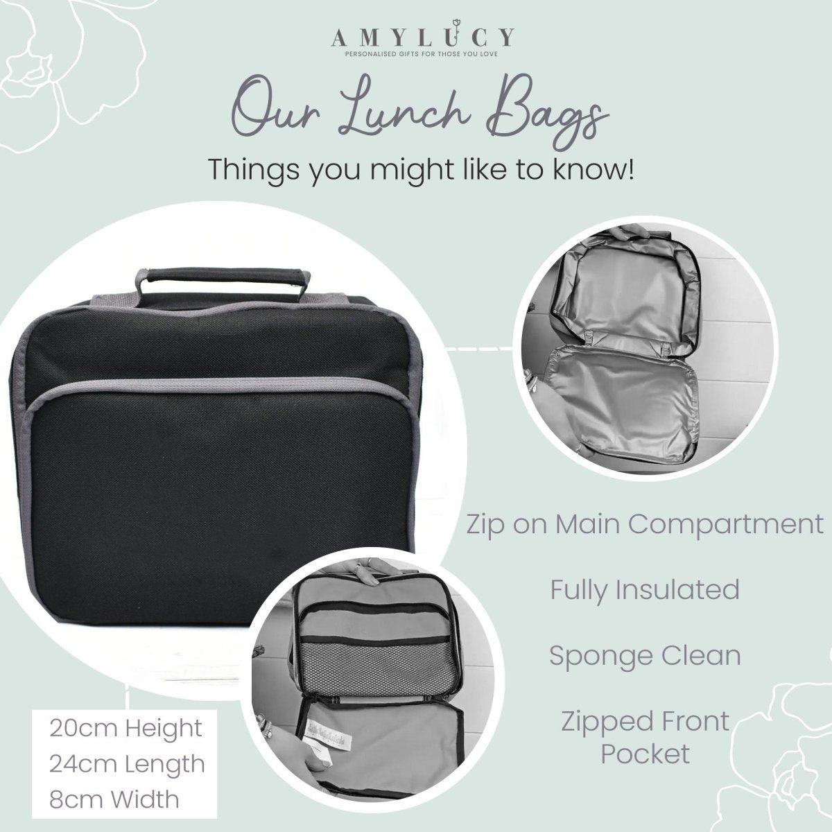 Personalised Gamer Lunch Bag, Gaming School Lunch Bag, Kids Gamer Cooler Bag, Boys School Lunch Bag Children Student, Back To School - Amy Lucy