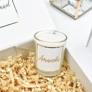Personalised Gold Bridesmaid Proposal Gift Box, Luxury Filled Thank You Bridesmaid Box, Bridesmaid Gift Set, Wedding Thank You Gifts, - Amy Lucy