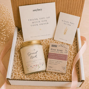 Personalised Good Luck Candle Gift product information