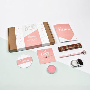 Personalised Good Luck Gift Box, Letter Box Gifts, Good Luck Present, New Job Gift Set, Student Gifts, Good Luck Gift Set, Lucky Gifts, Her - Amy Lucy