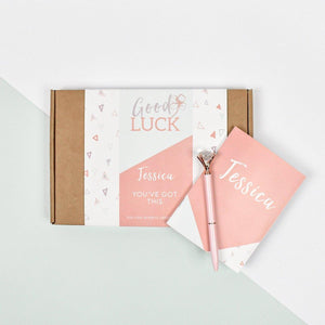 Personalised Good Luck Gift Box, Letter Box Gifts, Good Luck Present, New Job Gift Set, Student Gifts, Good Luck Gift Set, Lucky Gifts, Her - Amy Lucy