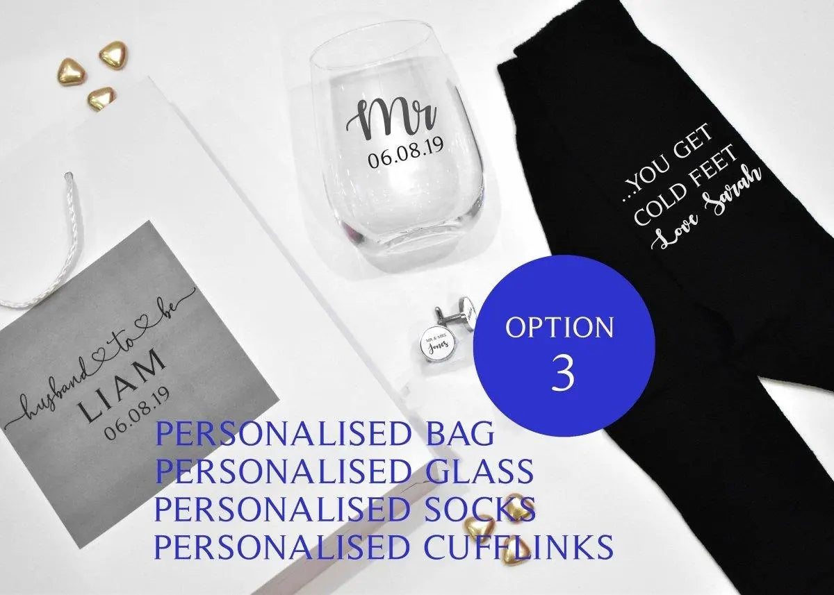 Personalised Groom Gift Bag, Personalised Husband to Be Gift Bag, Groom Gifts, Wedding Groom Gifts, Gift for Him, Groomsman Gifts, Wedding - Amy Lucy