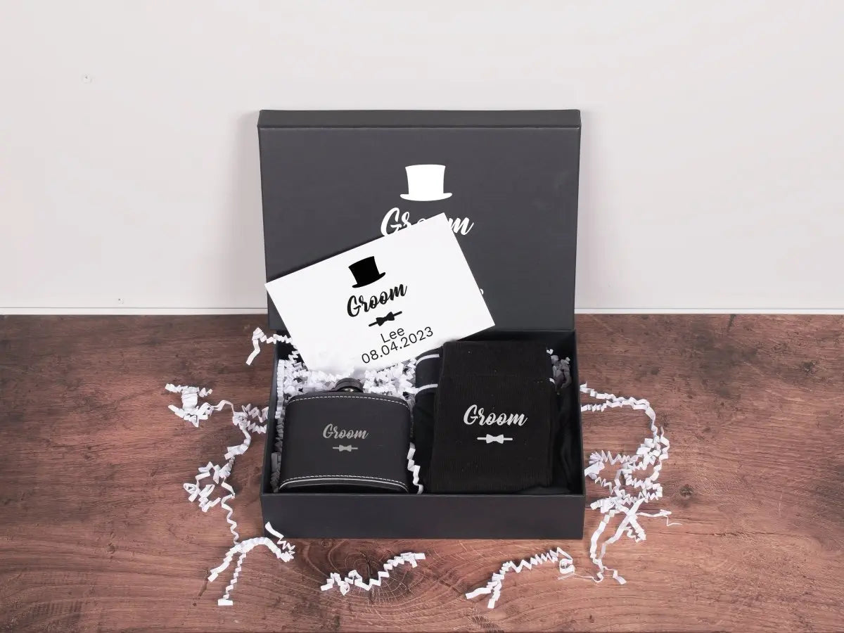 Personalised Groom Gift Box, Groom To Be Gift Set, Wedding Groom Gift, The Groom Gifts, Wedding Day Gift, Groom Set - Amy Lucy