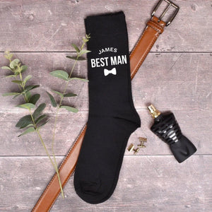 Personalised Groom Socks, Groomsman Socks, Best Man Socks, Men's Wedding Socks, Groom Gift, Groom Attire, Groomsman Underwear, Usher Socks, - Amy Lucy