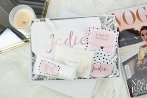 Personalised Happy Birthday Gift Box Filled, Best Friend Gift Box, Beauty Filled Gift Boxes, Spa Kits Box, Happy Birthday Gift, Boxed Gifts, - Amy Lucy