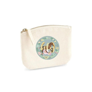 Personalised Horse Coin Purse, Girl Stocking Filler, Horse Gift For Her, Name Canvas Coin Purse, Horse Style Purse, Christmas Gift - Amy Lucy