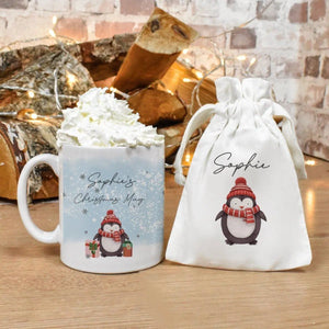 Personalised Hot Chocolate Kit, Name Christmas Mug, Hot Chocolate Gift Set, Stocking Filler, Mug Hot Chocolate Gift, Christmas Mug Gift Set - Amy Lucy
