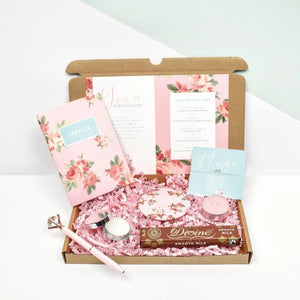 Personalised Hug In A Box Letter Box Gift, Personalised Cheer Up Gift Box, Personalised Thinking of You Gift Box, Box of Cheer, Hug Gifts, - Amy Lucy