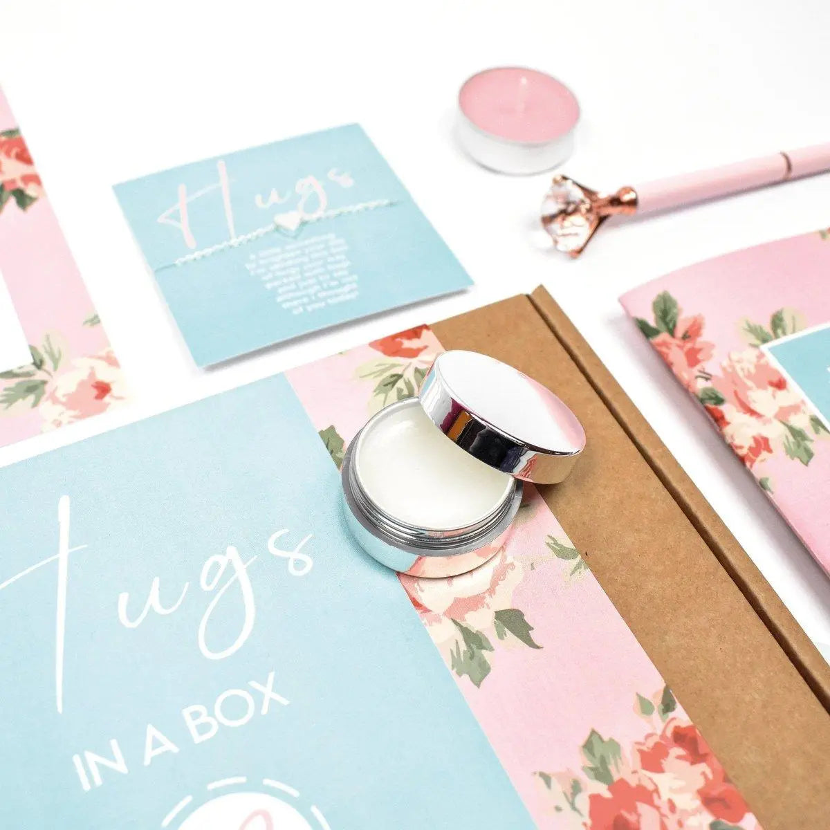 Personalised Hug In A Box Letter Box Gift, Personalised Cheer Up Gift Box, Personalised Thinking of You Gift Box, Box of Cheer, Hug Gifts, - Amy Lucy