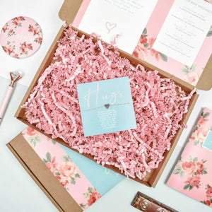 Personalised Hug In A Box Letter Box Gift, Personalised Cheer Up Gift Box, Personalised Thinking of You Gift Box, Box of Cheer, Hug Gifts, - Amy Lucy