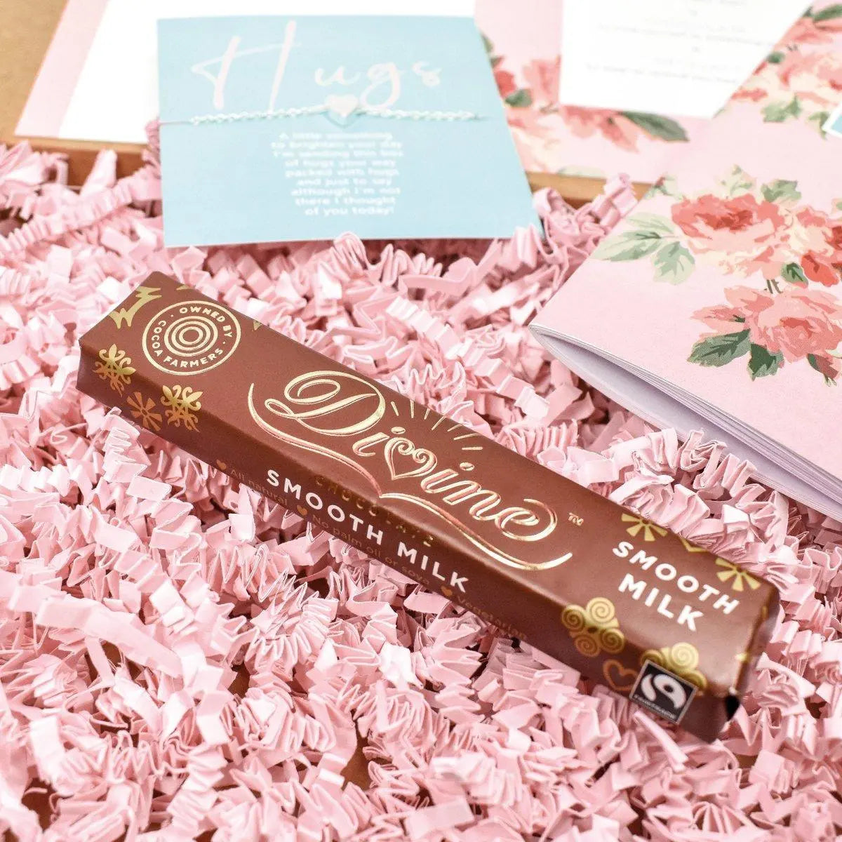 Personalised Hug In A Box Letter Box Gift, Personalised Cheer Up Gift Box, Personalised Thinking of You Gift Box, Box of Cheer, Hug Gifts, - Amy Lucy